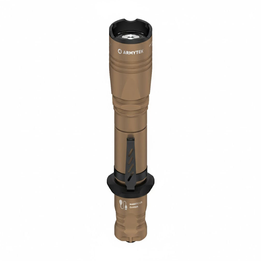 Armytek Flashlights Dobermann Pro Magnet USB Sand (warm light) - Beowald Store