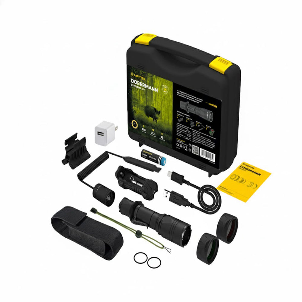 Armytek Flashlights Dobermann Extended Set Warm - Beowald Store