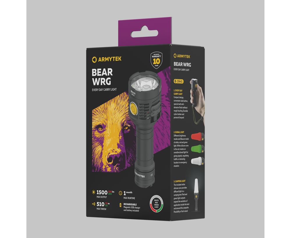 Armytek Flashlights Bear WRG - Beowald Store