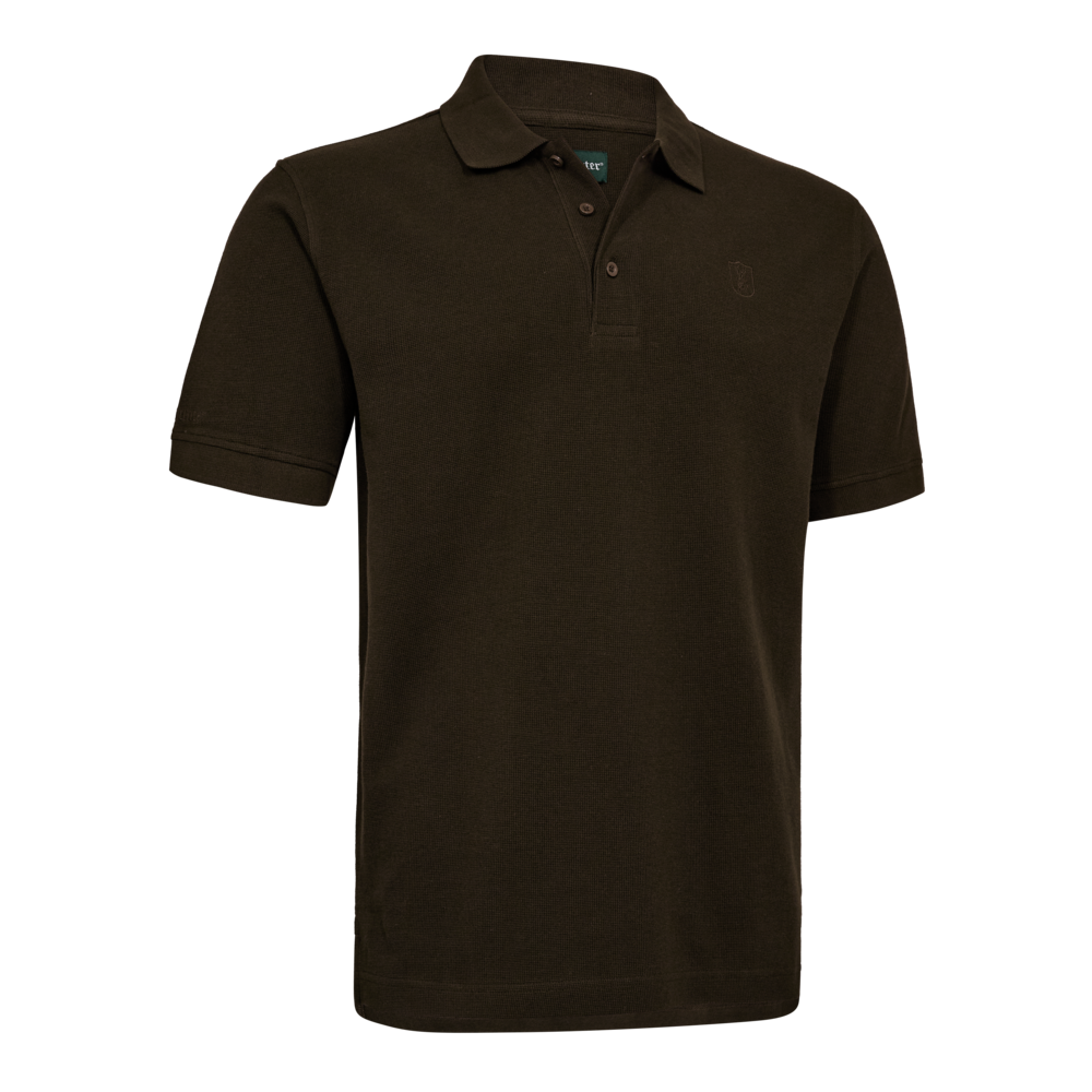 Deerhunter Griffin Polo Shirt - Otter Brown
