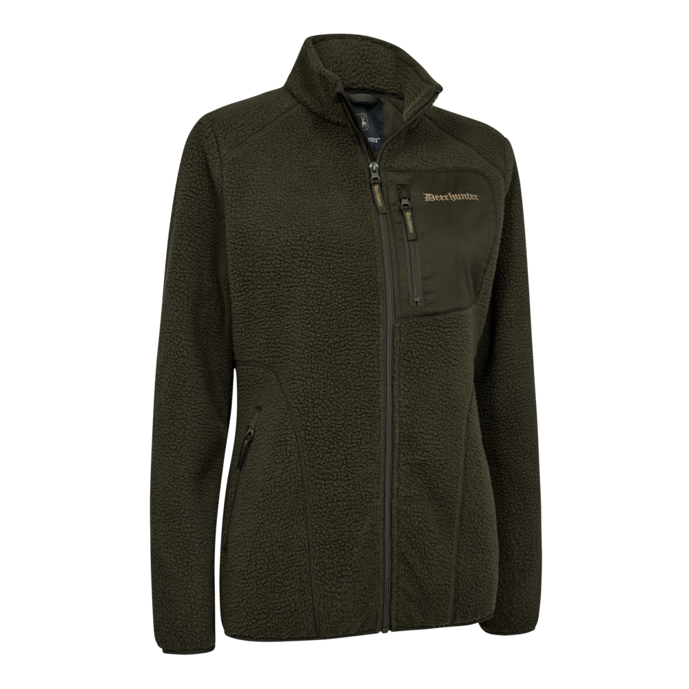 Deerhunter Lady Atlas Fleecejacke Waldgrün