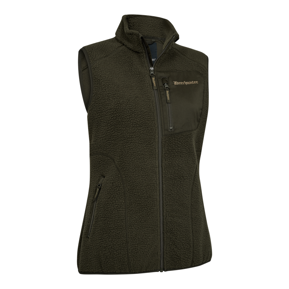 Deerhunter Lady Atlas Fleece Vest Forest Green - Beowald Store