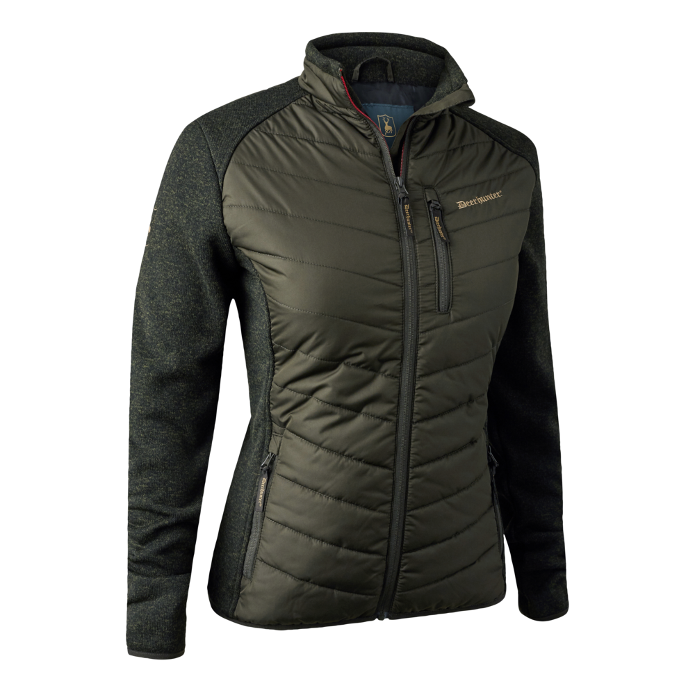 Deerhunter Lady Caroline Wattierte Jacke Holzbraun
