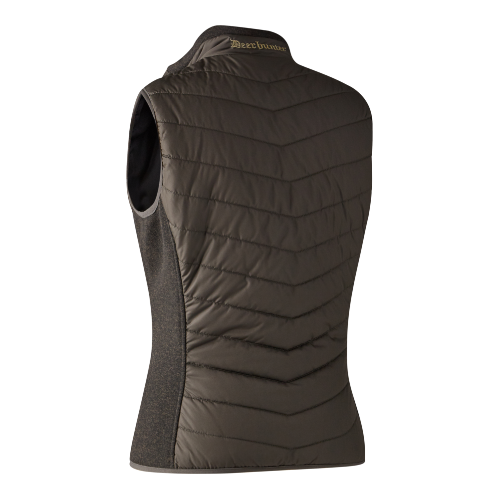 Deerhunter Lady Caroline Padded Vest Brown Leaf - Beowald Store