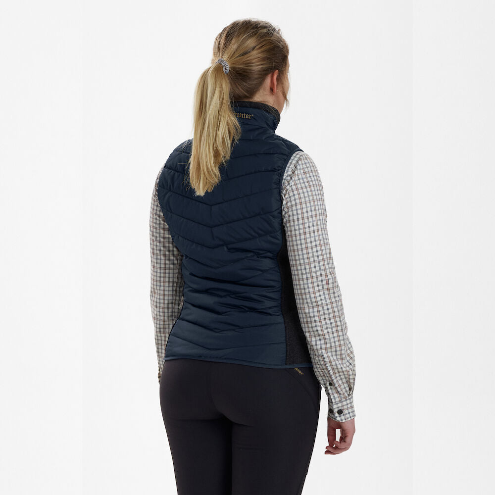 Deerhunter Lady Caroline Padded Vest Dark Blue - Beowald Store