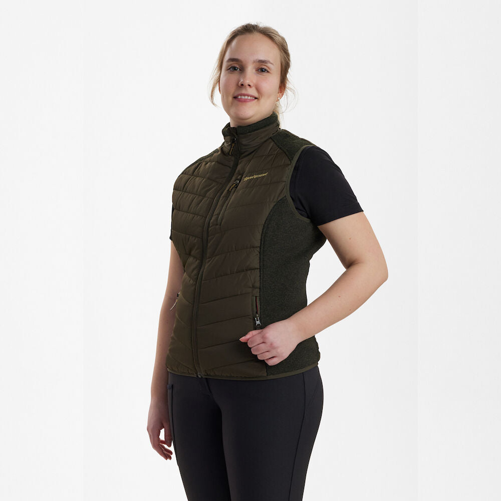 Deerhunter Lady Caroline Padded Vest Timber - Beowald Store