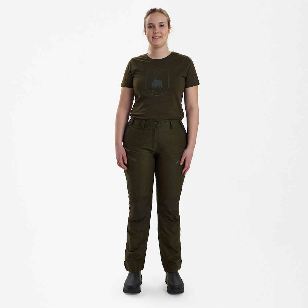 Deerhunter Lady Chasse Hose Oliv Nacht Melange