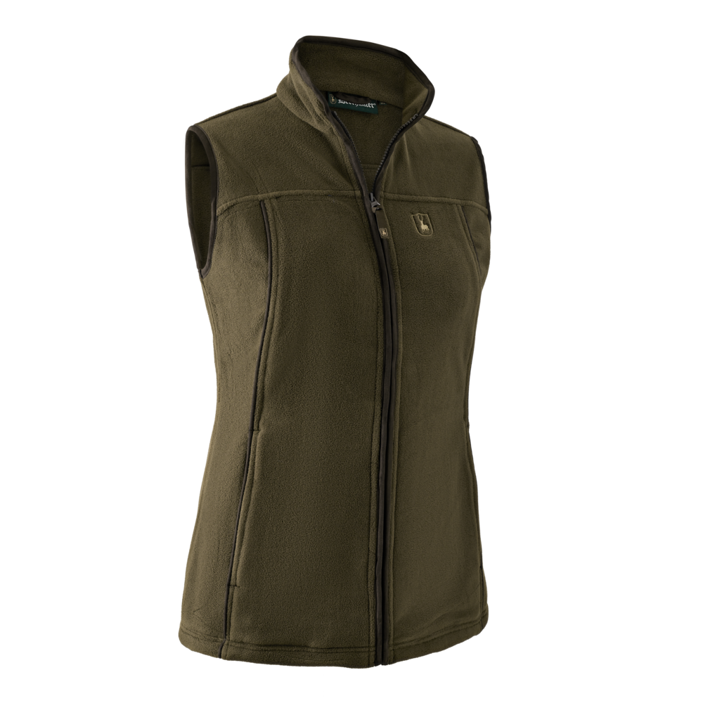 Deerhunter Lady Eagle fleece vest Tarmac Green - Beowald Store