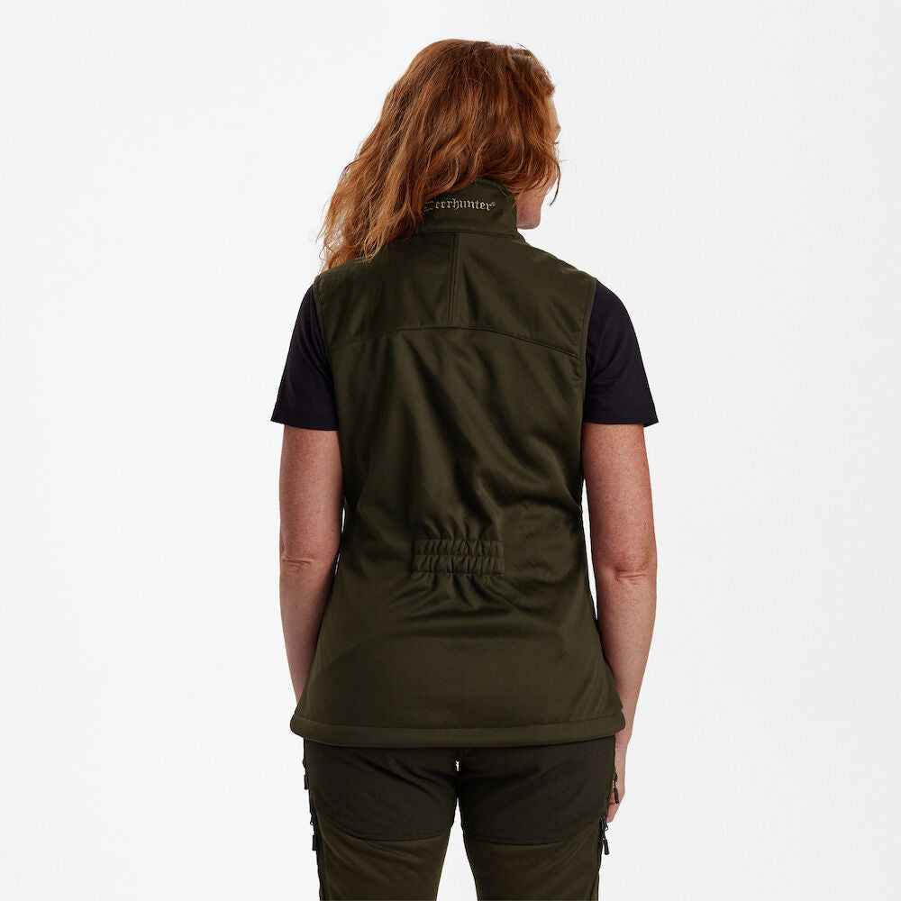 Deerhunter Lady Excape Softshell Vest Art Green - Beowald Store