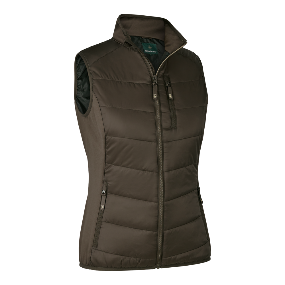 Deerhunter Lady Heat padded vest Wood - Beowald Store