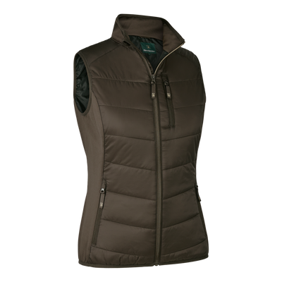 Deerhunter Lady Heat padded vest Wood - Beowald Store