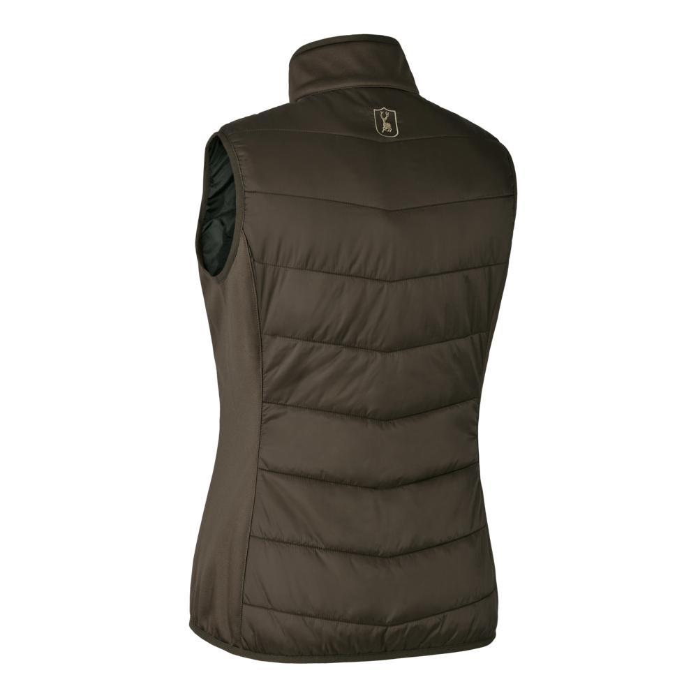 Deerhunter Lady Heat padded vest Wood - Beowald Store