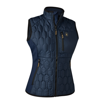 Deerhunter Lady Mossdale quilted vest Dress Blues - Beowald Store