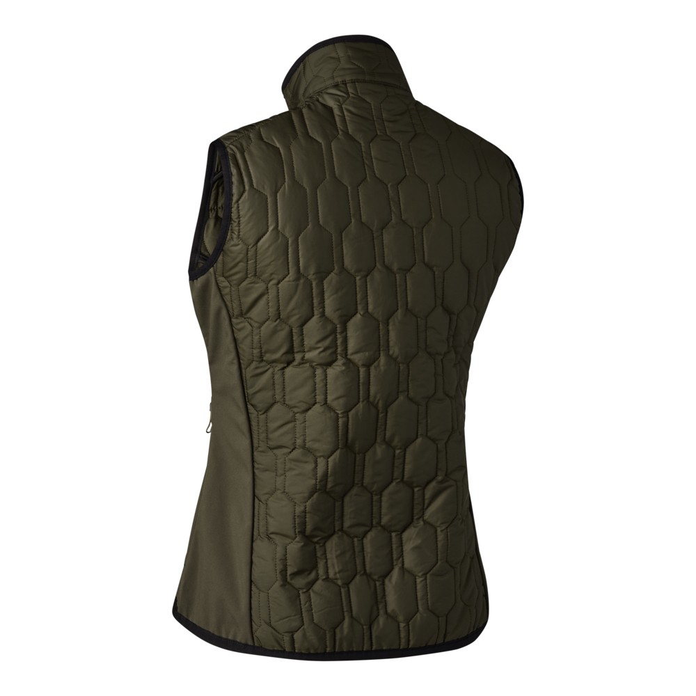 Deerhunter Lady Mossdale quilted vest Forest Green - Beowald Store