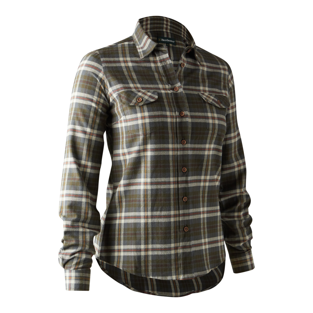 Deerhunter Lady Ruby Shirt Yellow check - Beowald Store