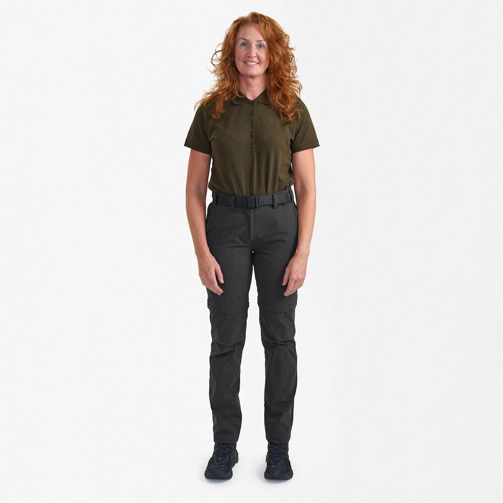 Deerhunter Lady Slogen Zip-Off-Hose Schwarz