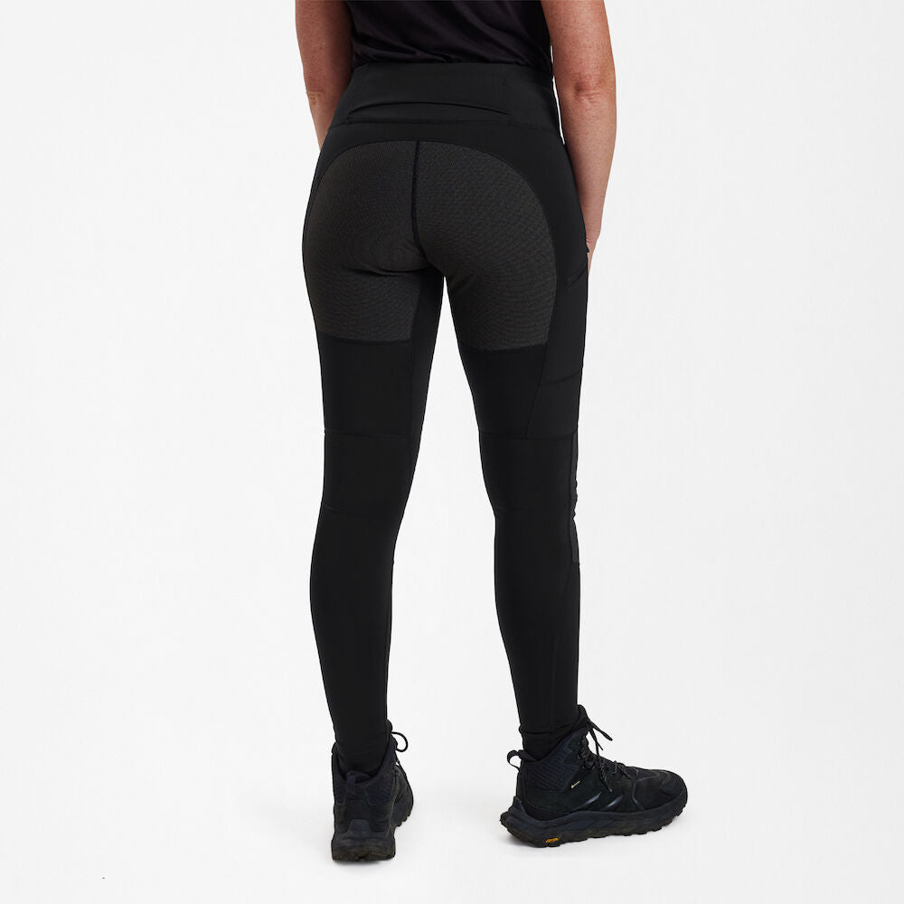 Deerhunter Lady Tights mit Verstärkung Schwarz
