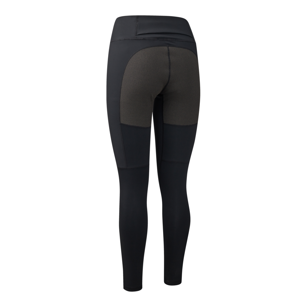 Deerhunter Lady Tights mit Verstärkung Schwarz