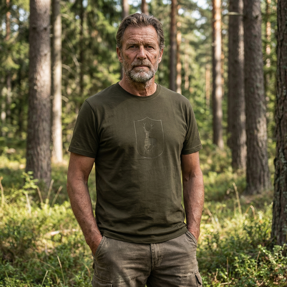 Deerhunter Bamboo T-Shirt - Deep Green