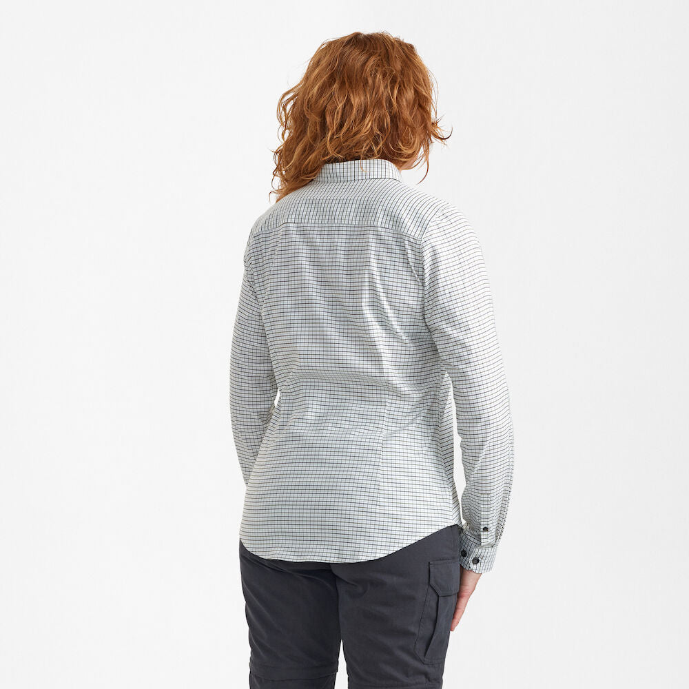 Deerhunter Lady Sara Bluse Green Check - Beowald Store