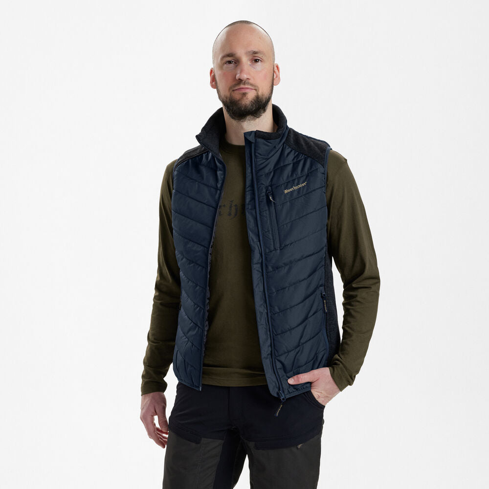 Deerhunter Moor Padded Waistcoat with knit - Beowald Store
