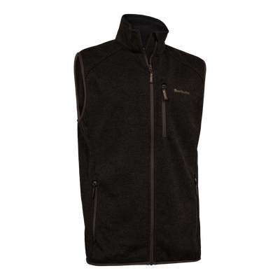 Deerhunter Moor Knitted Waistcoat Brown Leaf