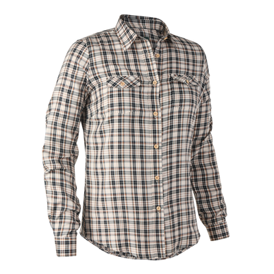 Deerhunter Lady Julia Shirt Blue Check - Beowald Store