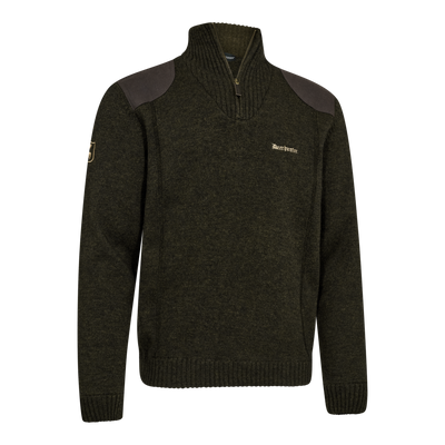 Deerhunter Finley Zip Knit Sweater - Ridgewood Melange