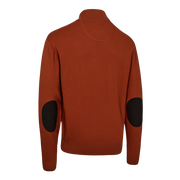 Deerhunter Harrington 1/2-Zip Knit Sweater Oak Rust Melange