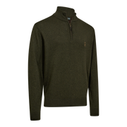 Deerhunter Harrington 1/2-Zip Knit Sweater Forest Ember Melange