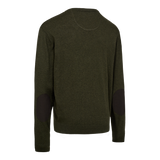 Deerhunter Harrington Round Neck Knitted Sweater Forest Ember Melange