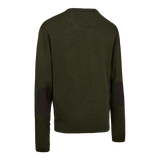 Deerhunter Harrington V-Ausschnitt-Strickpullover Waldglut-Melange