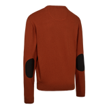 Deerhunter Harrington V-Ausschnitt-Strickpullover Eichenrost-Melange