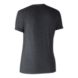 Deerhunter Ladies basic t-shirt in a pack of 2 Brown Leaf Melange - Beowald Store