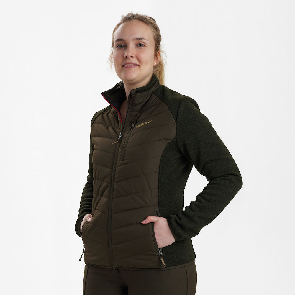 Deerhunter Lady Caroline Wattierte Jacke Holzbraun