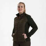Deerhunter Lady Caroline Wattierte Jacke Holzbraun