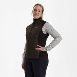 Deerhunter Lady Caroline Padded Vest Brown Leaf - Beowald Store