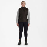 Deerhunter Lady Caroline Padded Vest Brown Leaf - Beowald Store
