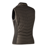Deerhunter Lady Caroline Padded Vest Brown Leaf - Beowald Store