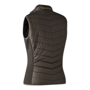Deerhunter Lady Caroline Padded Vest Brown Leaf - Beowald Store