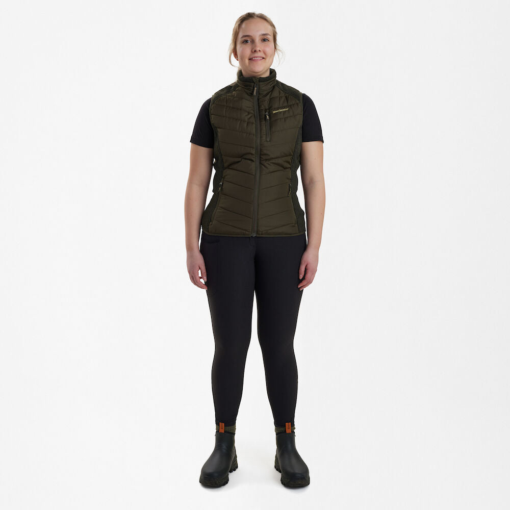 Deerhunter Lady Caroline Padded Vest Timber - Beowald Store