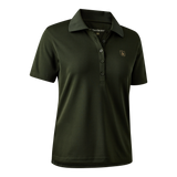 Deerhunter Lady Climate polo shirt with 37.5® Technology Forest Ember - Beowald Store