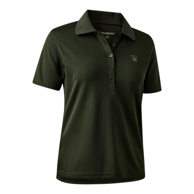 Deerhunter Lady Climate polo shirt with 37.5® Technology Forest Ember - Beowald Store