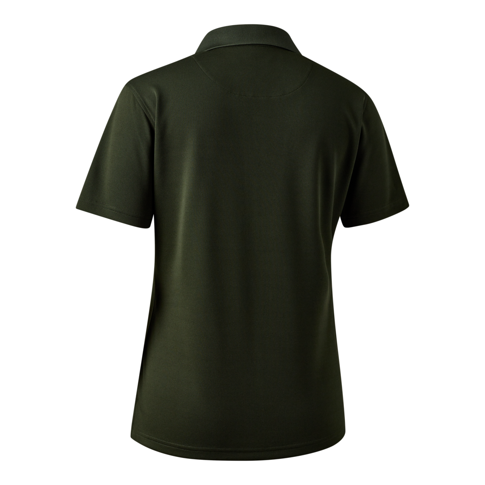 Deerhunter Lady Climate polo shirt with 37.5® Technology Forest Ember - Beowald Store