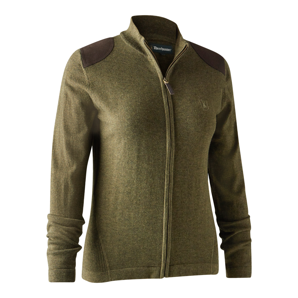 Deerhunter Lady Darlington knit cardigan Cypress - Beowald Store