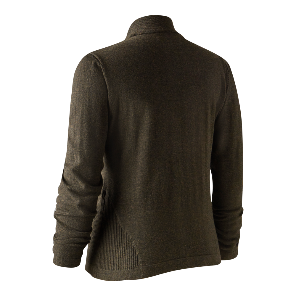 Deerhunter Lady Darlington knit cardigan Dark Elm - Beowald Store