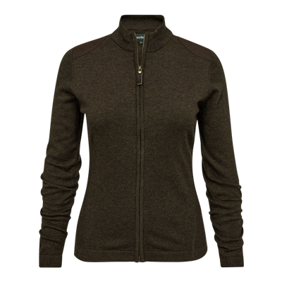 Deerhunter Lady Darlington knit cardigan Dark Elm - Beowald Store