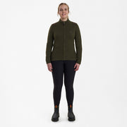 Deerhunter Lady Darlington knit cardigan Green Melange - Beowald Store