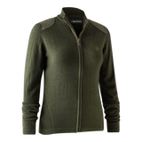 Deerhunter Lady Darlington knit cardigan Green Melange - Beowald Store