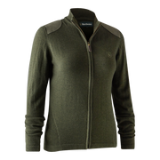Deerhunter Lady Darlington knit cardigan Green Melange - Beowald Store